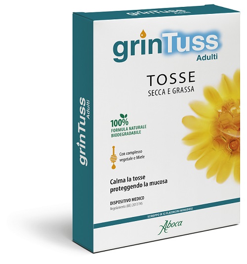 GRINTUSS ADULTI SCIROPPO 12 FLACONCINI - Farmacia-flash.it
