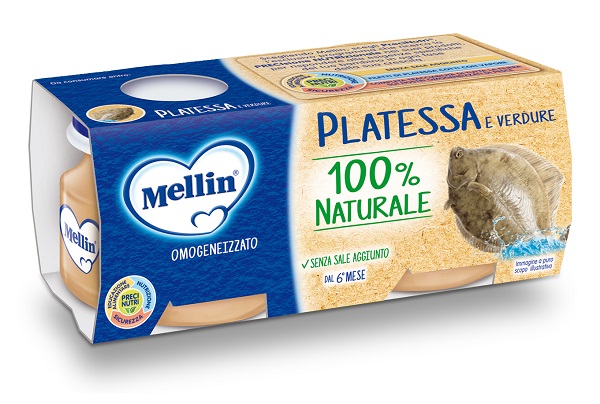 MELLIN OMOGENEIZZATO PLATESSA 4X80 G - Farmacia-flash.it