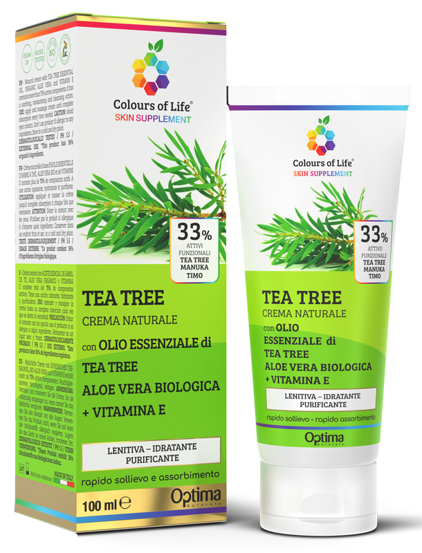 COLOURS OF LIFE SKIN SUPPLEMENT TEA TREE 33% 100 ML CREMA - Farmacia-flash.it