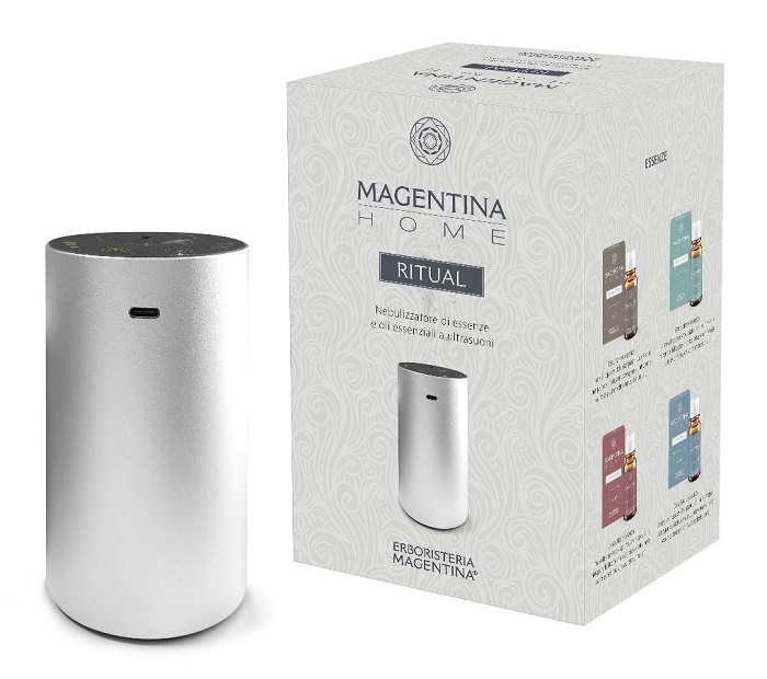 MAGENTINA HOME DIFFUSORE NEBULIZZATORE RITUAL ACCIAIO - Farmacia-flash.it