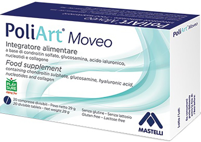 POLIART MOVEO 20 COMPRESSE DIVISIBILI NON RIVESTITE - Farmacia-flash.it