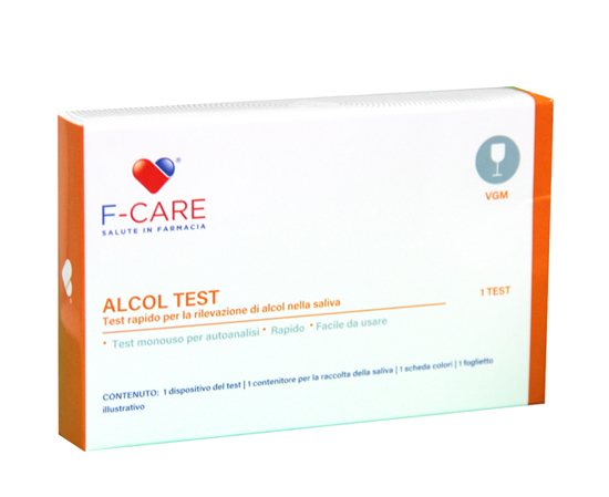 F-CARE ALCOHOL TEST RAPIDO DIPSTICK - Farmacia-flash.it