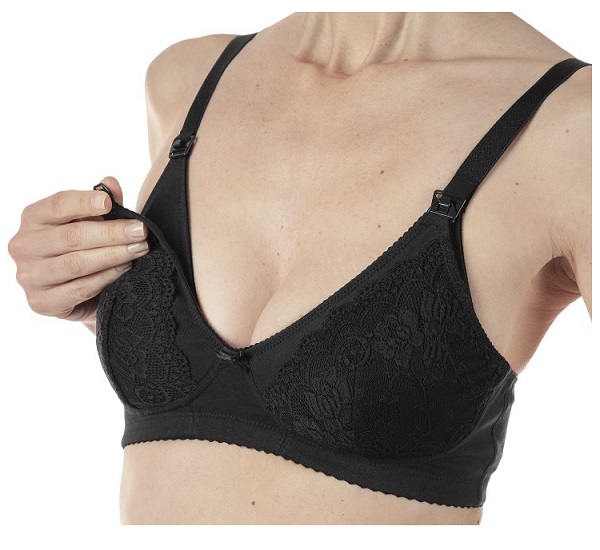 MAMMY REGGISENO COTONE ALLATTAMENTO BLACK 6C - Farmacia-flash.it