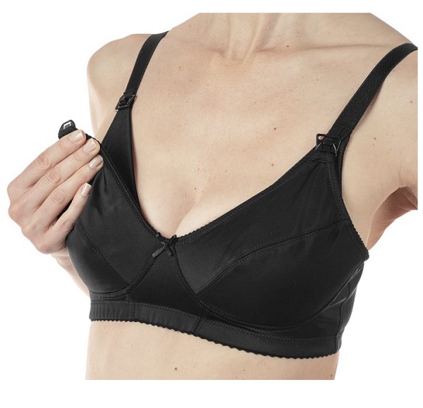 MAMMY REGGISENO MICROFIBRA ALLATTAMENTO BLACK 4D - Farmacia-flash.it