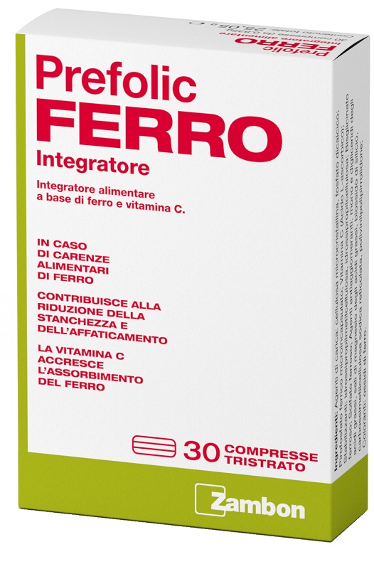 PREFOLIC FERRO 30 COMPRESSE - Farmacia-flash.it