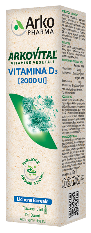 ARKOVITAL VITAMIN D3 15 ML - Farmacia-flash.it