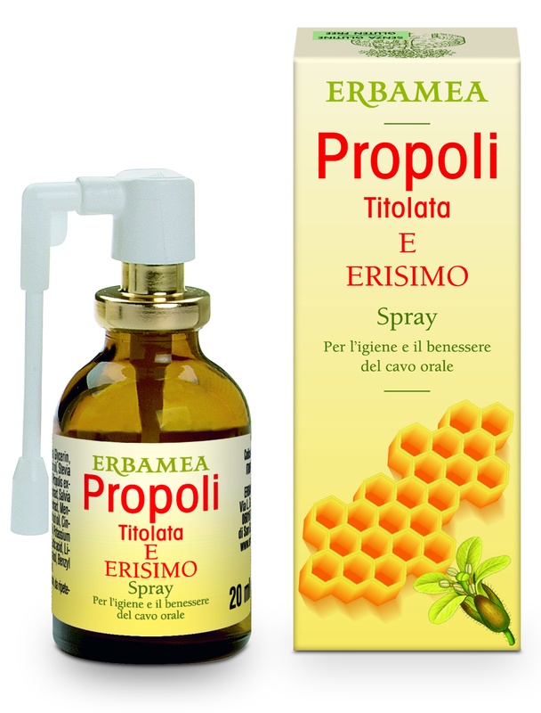 PROPOLI ERISIMO TITOLATA SPRAY 20 ML - Farmacia-flash.it