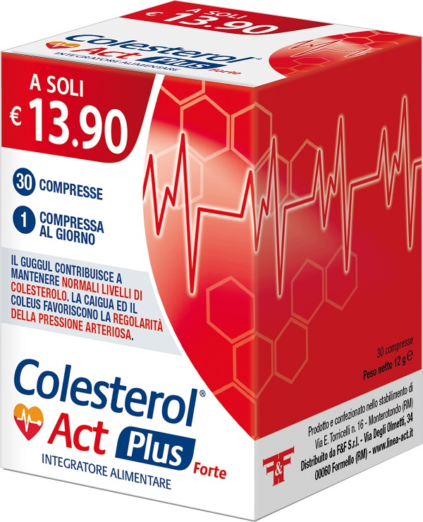 COLESTEROL ACT PLUS FORTE 30 COMPRESSE - Farmacia-flash.it