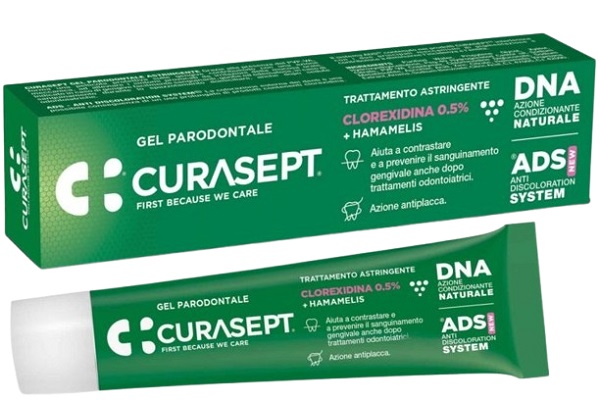 CURASEPT GEL PARODONTALE ADS DNA TRATTAMENTO ASTRINGENTE 30 ML - Farmacia-flash.it