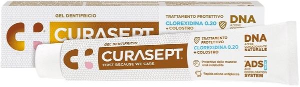 CURASEPT GEL DENTIFRICIO ADS DNA TRATTAMENTO PROTETTIVO 75 ML - Farmacia-flash.it
