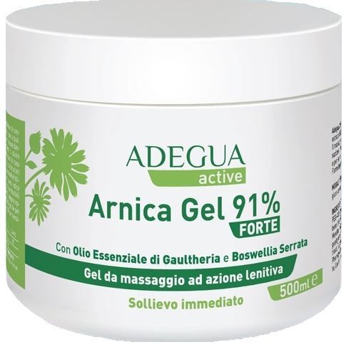 ADEGUA ARNICA PLUS 91% GEL EXTRA FORTE 500 ML - Farmacia-flash.it