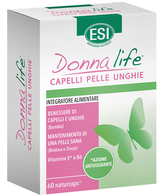 ESI DONNA LIFE CAPELLI PELLE UNGHIE 60 NATURCAPS - Farmacia-flash.it