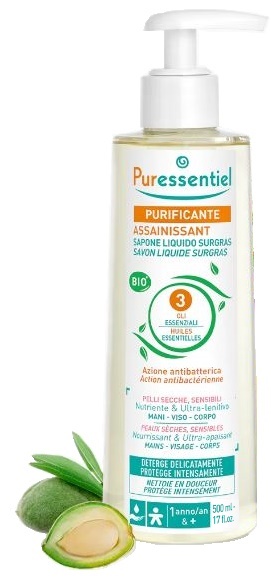 PURESSENTIEL SAPONE SURGRAS BIO 500 ML - Farmacia-flash.it