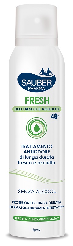 SAUBER FRESH DEODORANTE SPRAY 150 ML - Farmacia-flash.it