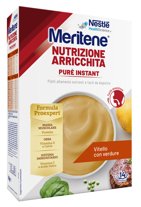 MERITENE PURE' INSTANT VITELLO CON VERDURE 1 KG - Farmacia-flash.it