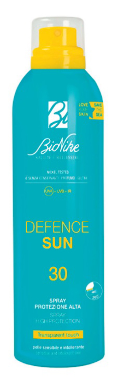 DEFENCE SUN SPRAY TRANSPARENT TOUCH 30 200 ML - Farmacia-flash.it