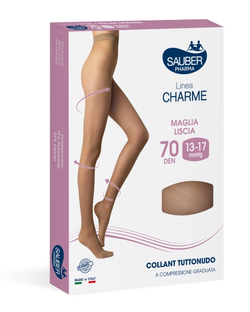 SAUBER CHARME COLLANT 70 DENARI TUTTONUDO ML NERO 3 - Farmacia-flash.it