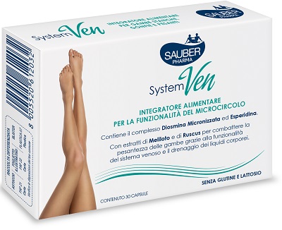 SAUBER SYSTEM VEN 30 CAPSULE - Farmacia-flash.it