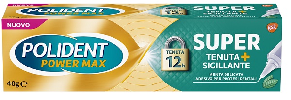 POLIDENT SUPER TENUTA+SIGILLANTE MENTA DELICATA ADESIVO PROTESI DENTALE 40 G - Farmacia-flash.it