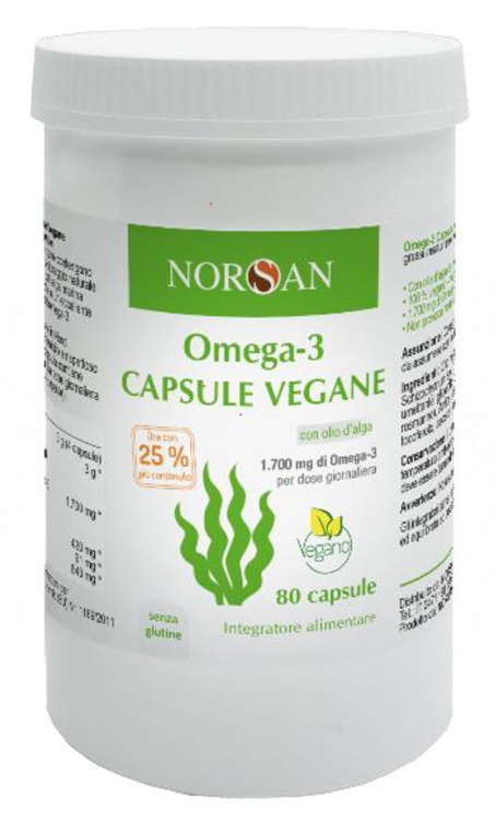 NORSAN OMEGA 3 VEGANO 80 CAPSULE - Farmacia-flash.it