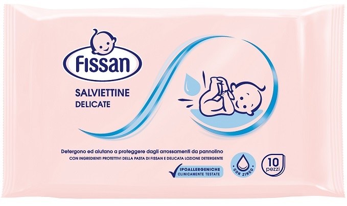 FISSAN SALVIETTE VIAGGIO 10 PEZZI - Farmacia-flash.it
