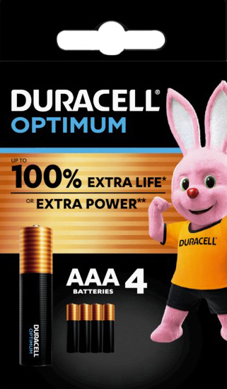 DURACELL OPTIMUM AAA B4 4 PEZZI - Farmacia-flash.it