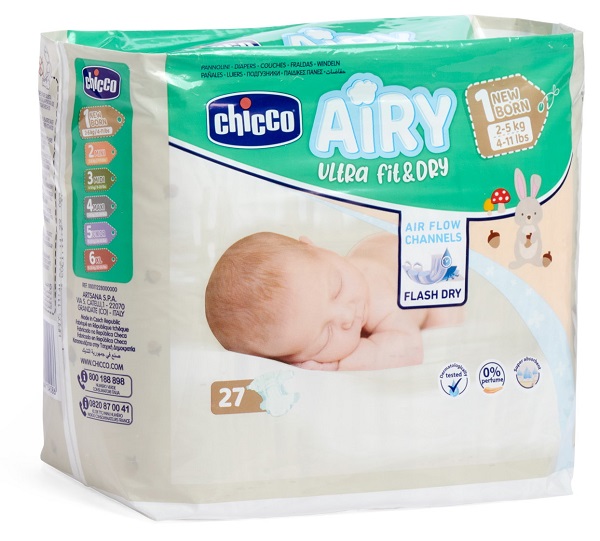 CHICCO PANNOLINI NEWBORN 27X6 - Farmacia-flash.it
