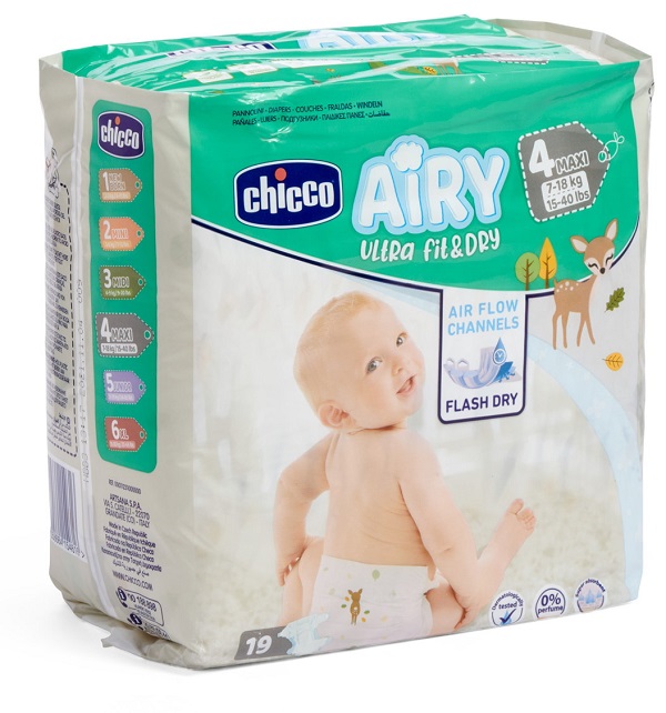 CHICCO PANNOLINI MAXI 19X6 - Farmacia-flash.it