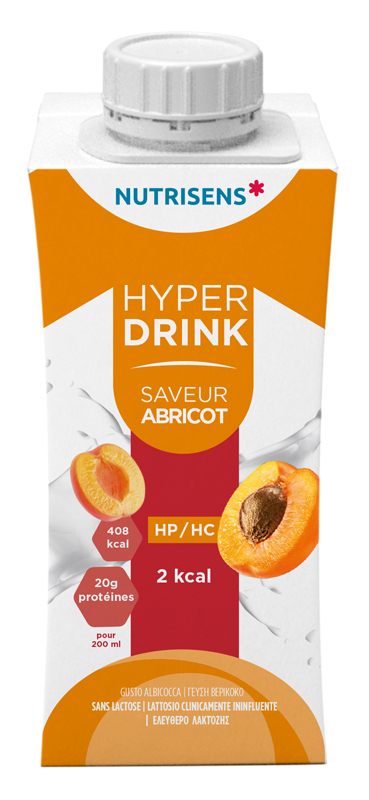 HYPERDRINK 2KCAL ALBICOCCA 4X200 ML - Farmacia-flash.it