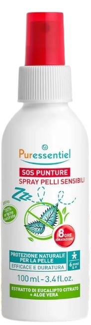 PURESSENTIEL SPRAY INSETTI PELLI SENSIBILI 100 ML - Farmacia-flash.it