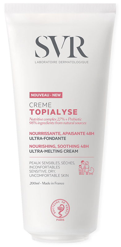 TOPIALYSE CREME NOURISHING SOOTHING 48H ULTRA MELTING PELLE SECCA E SENSIBILE 200 ML - Farmacia-flash.it
