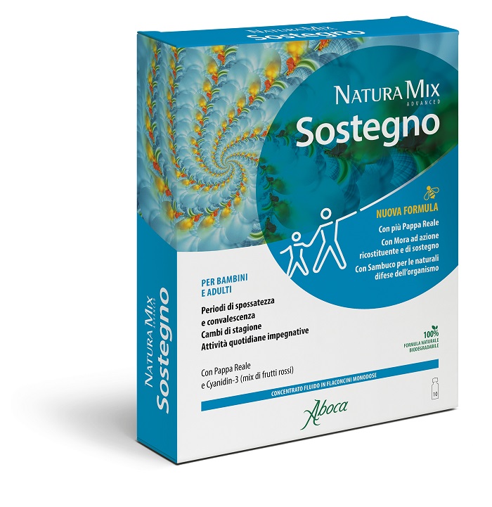 NATURA MIX ADVANCED SOSTEGNO 10 FLACONCINI DA 15 ML - Farmacia-flash.it