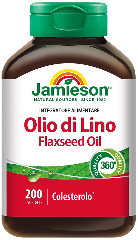 JAMIESON OLIO DI LINO 200 SOFTGEL - Farmacia-flash.it