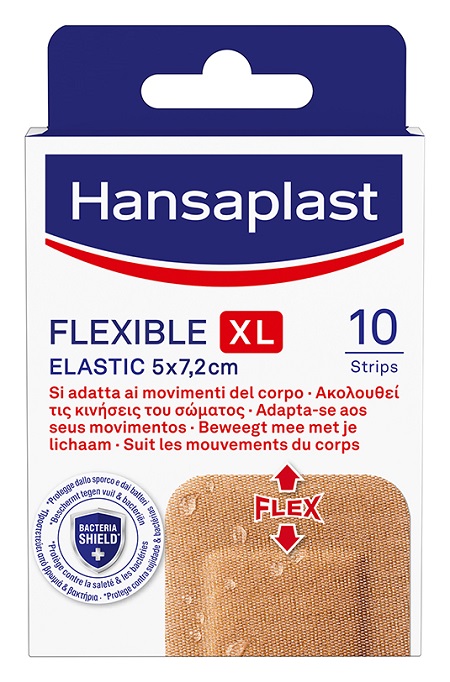 CEROTTO HANSAPLAST ELASTIC GINOCCHIA&GOMITI 10 PEZZI - Farmacia-flash.it