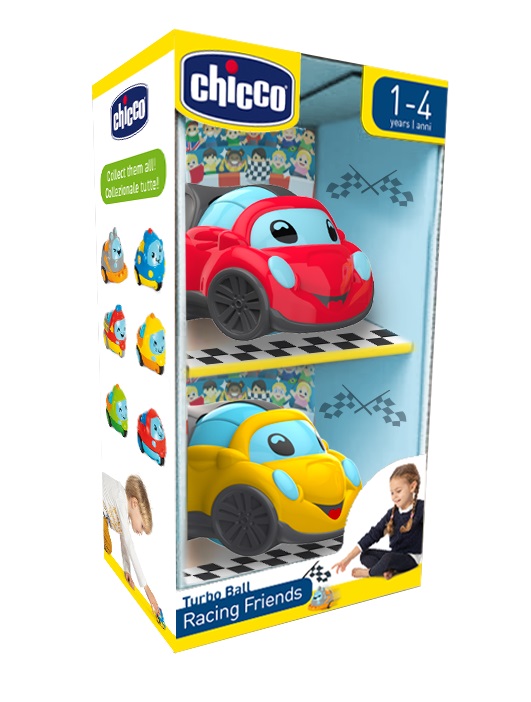 CHICCO GIOCO TURBO BALL - RACING FRIENDS - Farmacia-flash.it