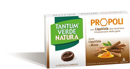 TANTUM VERDE NATURA 15 PASTIGLIE LIQUIRIZIA - Farmacia-flash.it