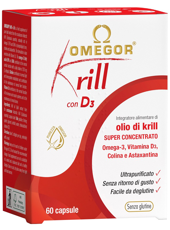 OMEGOR KRILL D3 60 CAPSULE - Farmacia-flash.it