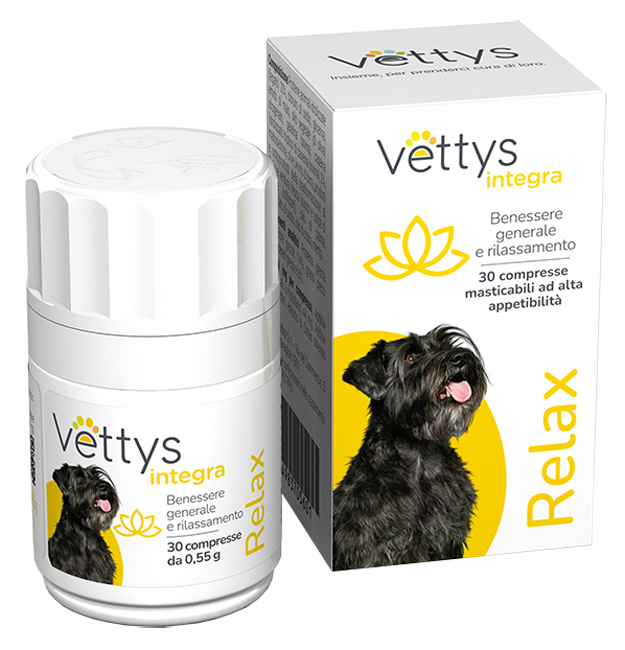 VETTYS INTEGRA RELAX CANE 30 COMPRESSE MASTICABILI - Farmacia-flash.it