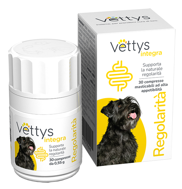 VETTYS INTEGRA REGOLARITA' CANE 30 COMPRESSE MASTICABILI - Farmacia-flash.it