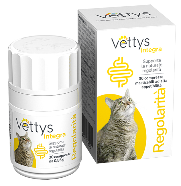 VETTYS INTEGRA REGOLARITA' GATTO 30 COMPRESSE MASTICABILI - Farmacia-flash.it