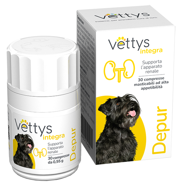 VETTYS INTEGRA DEPUR CANE 30 COMPRESSE MASTICABILI - Farmacia-flash.it