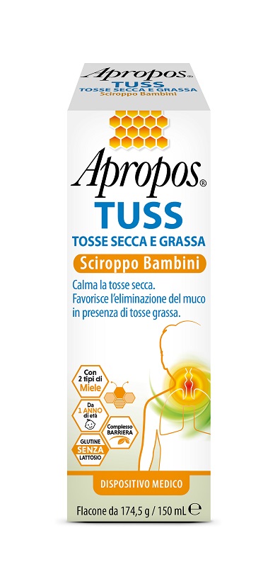 APROPOS TUSS SCIROPPO BAMBINI 150 ML - Farmacia-flash.it