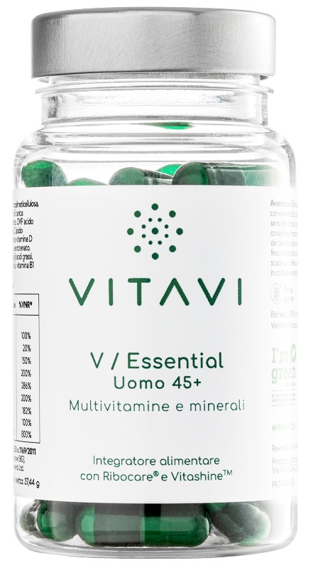 VITAVI V ESSENTIAL UOMO 45+ 60 CAPSULE - Farmacia-flash.it