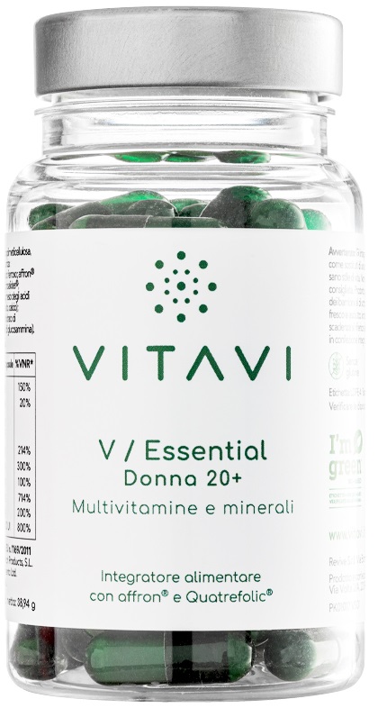 VITAVI V ESSENTIAL DONNA 20+ 60 CAPSULE - Farmacia-flash.it