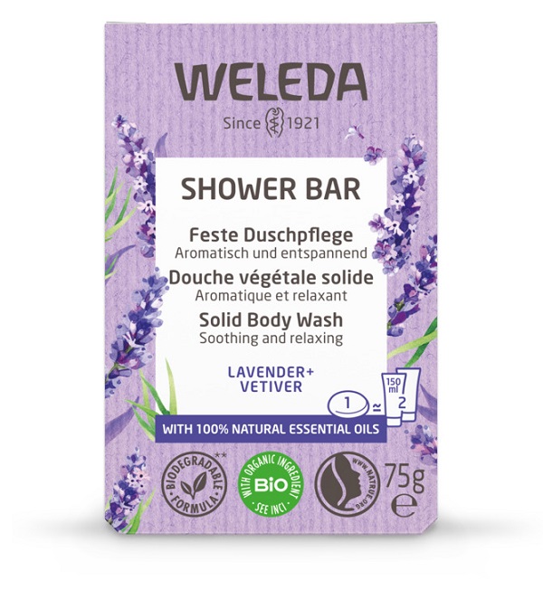 BAGNO DOCCIA SOLIDO LAVANDA + VETIVER 75 G - Farmacia-flash.it