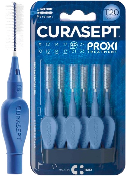 CURASEPT PROXI T20 SOFT BLUE 6 PEZZI - Farmacia-flash.it