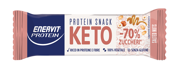 ENERVIT PROTEIN KETO SNACK SALTED NUTS 35 G - Farmacia-flash.it
