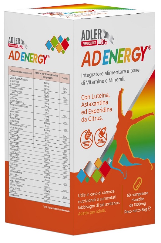 ADENERGY 50 COMPRESSE - Farmacia-flash.it