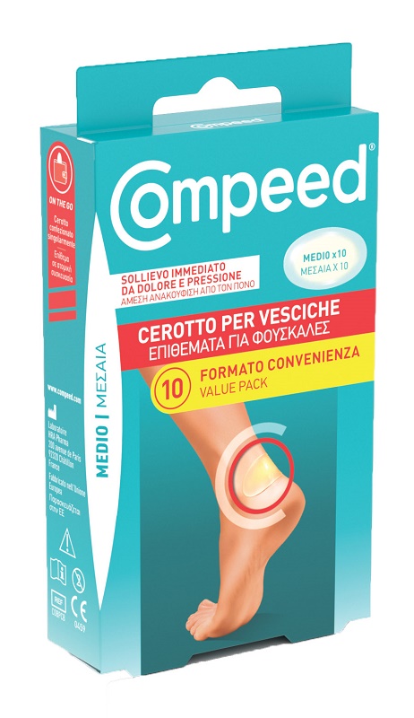 CEROTTI COMPEED PER VESCICHE MEDIO 10 PEZZI CARTON - Farmacia-flash.it