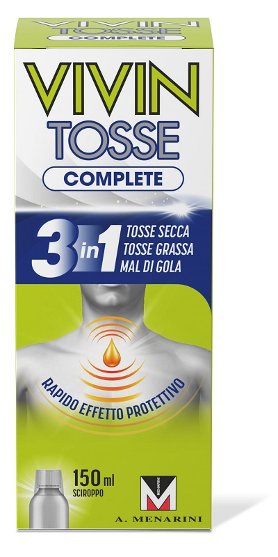 VIVIN TOSSE COMPLETE SCIROPPO PER TOSSE 150 ML - Farmacia-flash.it